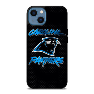 CAROLINA PANTHERS CARBON SYMBOL iPhone 14 Case Cover CAROLINA PANTHERS CARBON SYMBOL iPhone 14 Case Cover