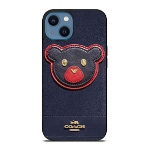 COACH NEW YORK BEAR iPhone 14 Case Cover