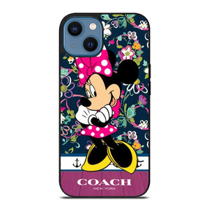 COACH NEW YORK CUTE MICKEY MOUSE iPhone 14 Case Cover COACH NEW YORK CUTE MICKEY MOUSE iPhone 14 Case Cover