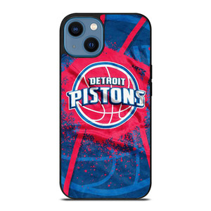 DETROIT PISTONS LOGO JERSEY iPhone 14 Case Cover