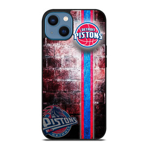 DETROIT PISTONS WALL LOGO iPhone 14 Case Cover DETROIT PISTONS WALL LOGO iPhone 14 Case Cover