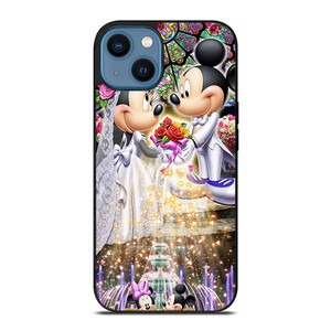 DISNEY MICKEY AND MINI MOUSE Wedding iPhone 14 Case Cover DISNEY MICKEY AND MINI MOUSE Wedding iPhone 14 Case Cover