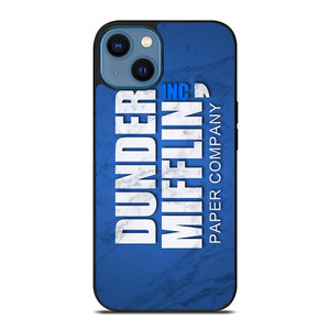DUNDER MIFFLIN LOGO MARBLE iPhone 14 Case Cover