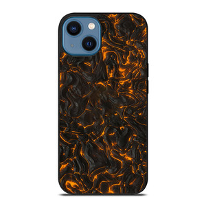 FIRE AND LAVA TEXTURES iPhone 14 Case Cover