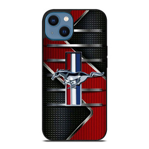 FORD MUSTANG METAL LOGO iPhone 14 Case Cover