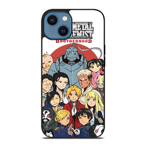 FULLMETAL ALCHEMIST BROTHERHOOD CHARACTER iPhone 14 Case Cover