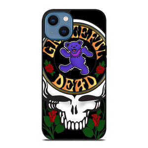GRATEFUL DEAD FLORAL iPhone 14 Case Cover GRATEFUL DEAD FLORAL iPhone 14 Case Cover