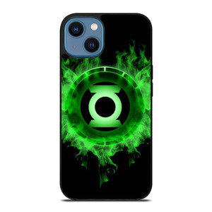 GREEN LANTERN SUPER HERO LOGO iPhone 14 Case Cover GREEN LANTERN SUPER HERO LOGO iPhone 14 Case Cover