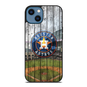 HOUSTON ASTROS WOODEN LOGO iPhone 14 Case Cover