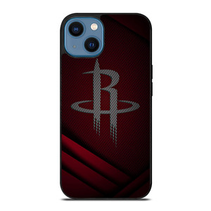 HOUSTON ROCKETS CARBON LOGO iPhone 14 Case Cover