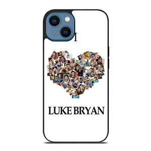 I LOVE LUKE BRYAN COLLAGE iPhone 14 Case Cover