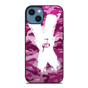JAKE PAUL LOGO CROSS CAMO iPhone 14 Case Cover JAKE PAUL LOGO CROSS CAMO iPhone 14 Case Cover