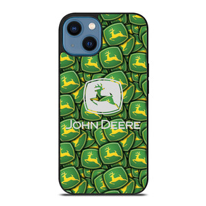 JOHN DEERE LOGO PATTERN 2 iPhone 14 Case Cover