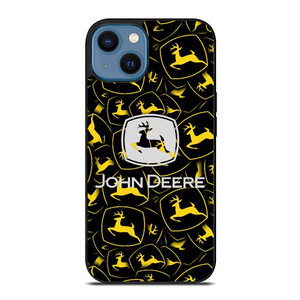 JOHN DEERE LOGO PATTERN iPhone 14 Case Cover