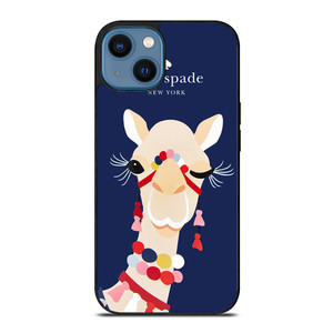 KATE SPADE CAMEL APPLIQUE iPhone 14 Case Cover