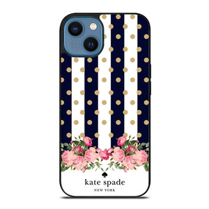 KATE SPADE NEW YORK POLKADOTS FLORAL iPhone 14 Case Cover