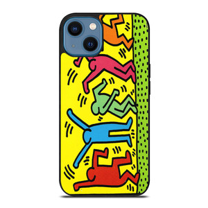 KEITH HARING ART iPhone 14 Case Cover KEITH HARING ART iPhone 14 Case Cover