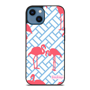 LILLY PULITZER FLAMINGO 2 iPhone 14 Case Cover