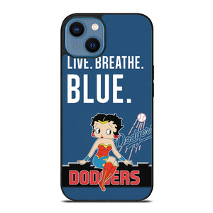 LOS ANGELES BETTY BOOP DODGERS iPhone 14 Case Cover