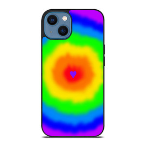 LOVE RAINBOW TIE DYE PATTERN iPhone 14 Case Cover