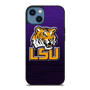 LSU TIGERS WOODEN LOGO iPhone 14 Case Cover LSU TIGERS WOODEN LOGO iPhone 14 Case Cover