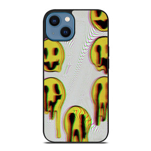 MELTED SMILEY FACE iPhone 14 Case Cover MELTED SMILEY FACE iPhone 14 Case Cover