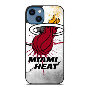 MIAMI HEAT ART LOGO iPhone 14 Case Cover MIAMI HEAT ART LOGO iPhone 14 Case Cover
