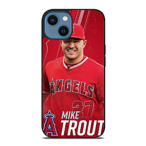 MIKE TROUT BASEBALL iPhone 14 Case Cover