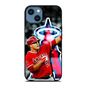MIKE TROUT LOS ANGELES ANGELS iPhone 14 Case Cover