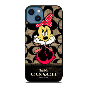 MINNIE MOUSE COACH iPhone 14 Case Cover