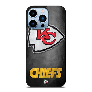KANSAS CITY CHIEFS METAL LOGO iPhone 13 Pro Max Case Cover