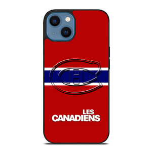 MONTREAL LES CANADIENS STRIPED LOGO iPhone 14 Case Cover