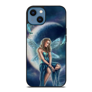 MOON DRAGONFLY FAIRY ART iPhone 14 Case Cover