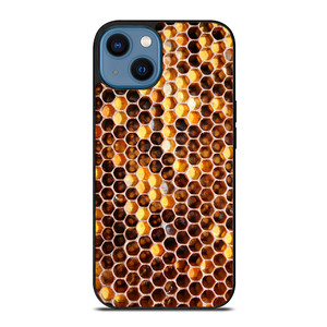 NATURAL HONEYCOMB PATTERN iPhone 14 Case Cover