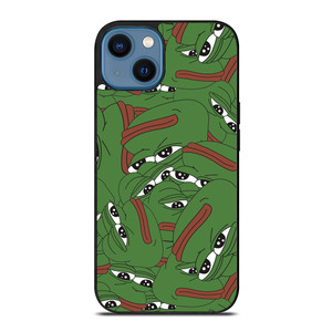 PEPE THE SMUG FROG COLLAGE iPhone 14 Case Cover PEPE THE SMUG FROG COLLAGE iPhone 14 Case Cover