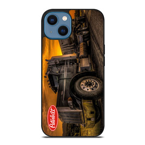 PETERBILT TRUCK BLACK iPhone 14 Case Cover PETERBILT TRUCK BLACK iPhone 14 Case Cover