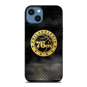 PHILADELPHIA 76ERS GOLD LOGO iPhone 14 Case Cover PHILADELPHIA 76ERS GOLD LOGO iPhone 14 Case Cover