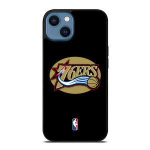 PHILADELPHIA 76ERS NBA GOLD LOGO iPhone 14 Case Cover PHILADELPHIA 76ERS NBA GOLD LOGO iPhone 14 Case Cover