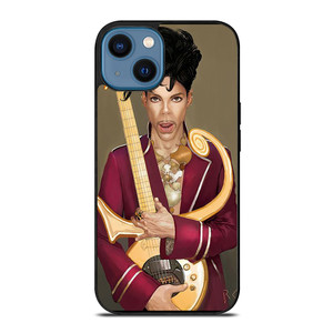 PRINCE PURPLE IN MEMORIAM AND GUITAR iPhone 14 Case Cover