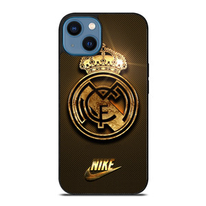 REAL MADRID GOLD LOGO iPhone 14 Case Cover REAL MADRID GOLD LOGO iPhone 14 Case Cover