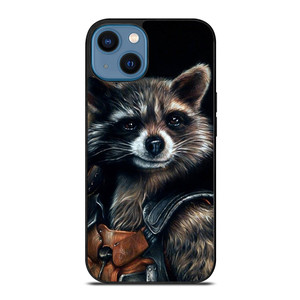 ROCKET RACCOON SMUDGE ART iPhone 14 Case Cover