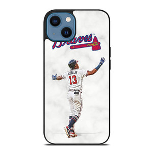 RONALD ACUNA JR MARBLE ATLANTA BRAVES iPhone 14 Case Cover