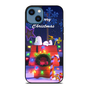 SNOOPY MERRY CHRISTMAS iPhone 14 Case Cover SNOOPY MERRY CHRISTMAS iPhone 14 Case Cover
