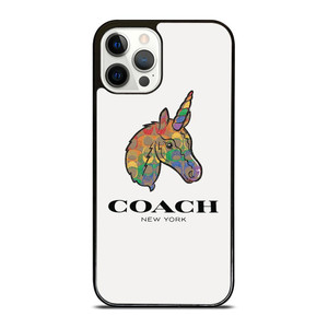 COACH NEW YORK UNICORN iPhone 12 Pro Case Cover COACH NEW YORK UNICORN iPhone 12 Pro Case Cover