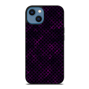 STYLISH HEXAGONAL VIOLET PATTERN iPhone 14 Case Cover STYLISH HEXAGONAL VIOLET PATTERN iPhone 14 Case Cover