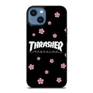 THRASHER SAKURA FLOWER iPhone 14 Case Cover THRASHER SAKURA FLOWER iPhone 14 Case Cover