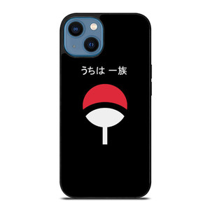 UCHIHA CLAN LOGO MINIMALIST iPhone 14 Case Cover UCHIHA CLAN LOGO MINIMALIST iPhone 14 Case Cover