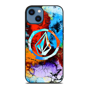 VOLCOM COLORFUL LOGO iPhone 14 Case Cover