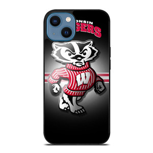 WISCONSIN BADGER FOOTBALL LOGO iPhone 14 Case Cover