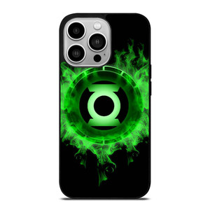 GREEN LANTERN SUPER HERO LOGO iPhone 14 Pro Case Cover